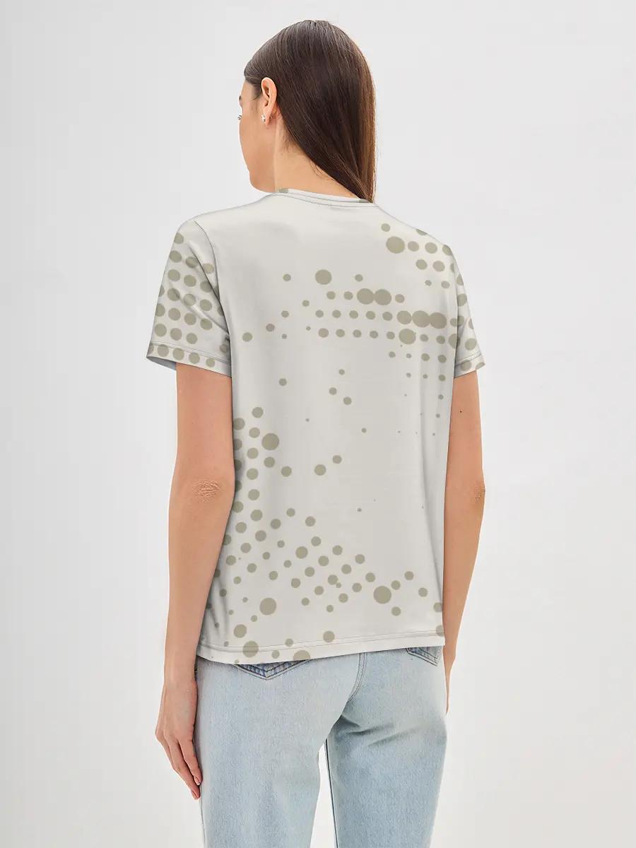 Женская базовая футболка / ЖИРАФ ХИПСТЕР