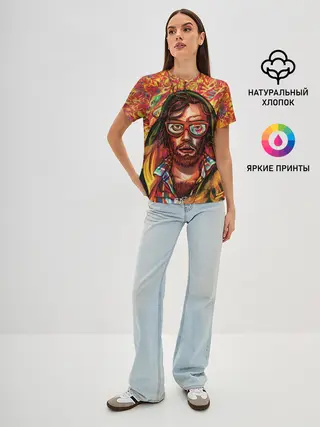 Женская базовая футболка / Hotline Miami 2: Wrong Number