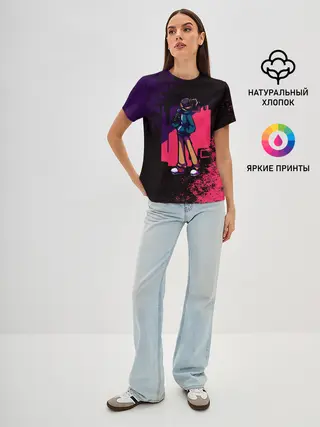 Женская базовая футболка / WHITTY | Friday Night Funkin