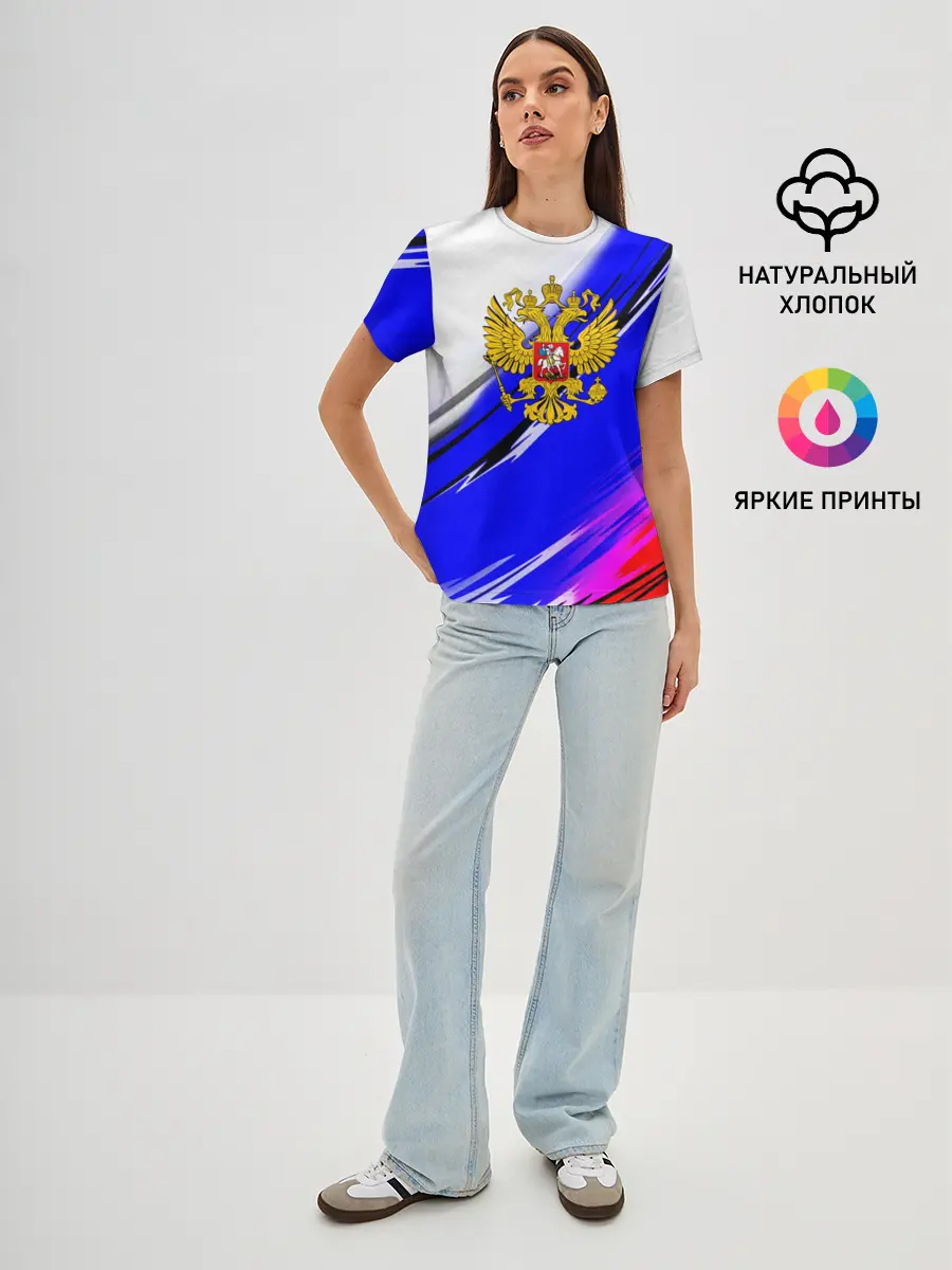 Женская базовая футболка / Патриот России