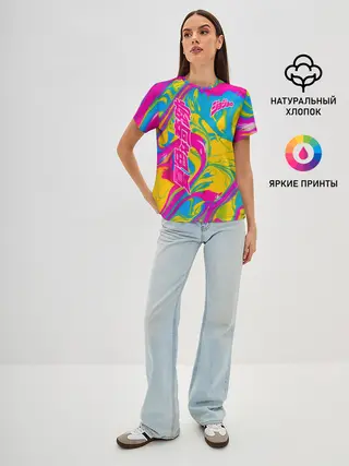 Женская базовая футболка / JoJo Bizarre Adventure