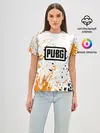 Женская базовая футболка / PUBG