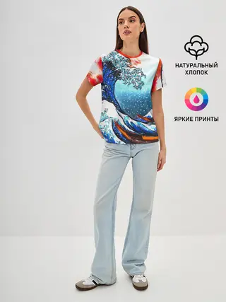 Женская базовая футболка / Ghost of Tsushima.