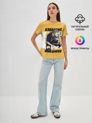 Женская базовая футболка / Рюноске Танака | Haikyuu!!