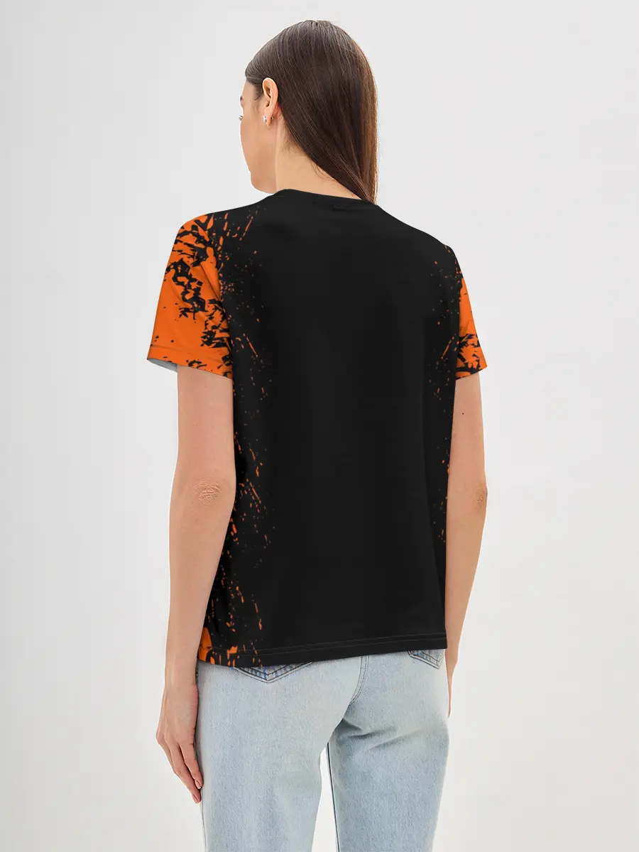 Женская базовая футболка / CYBERPUNK 2077 SAMURAI