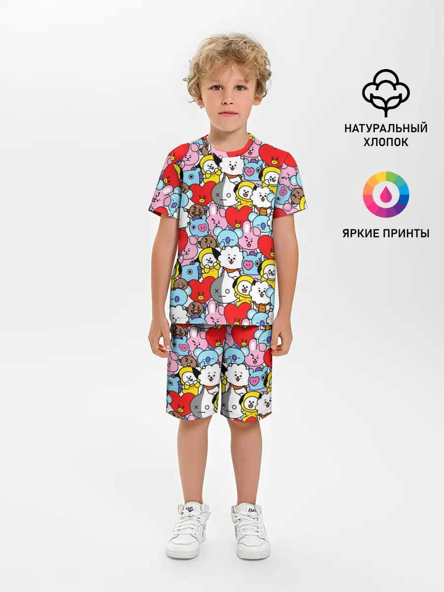 Детская пижама с шортами / BT21 / BTS