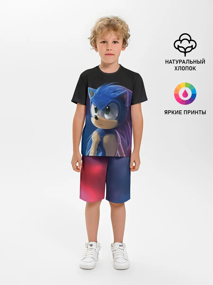 Детская пижама с шортами / SONIC