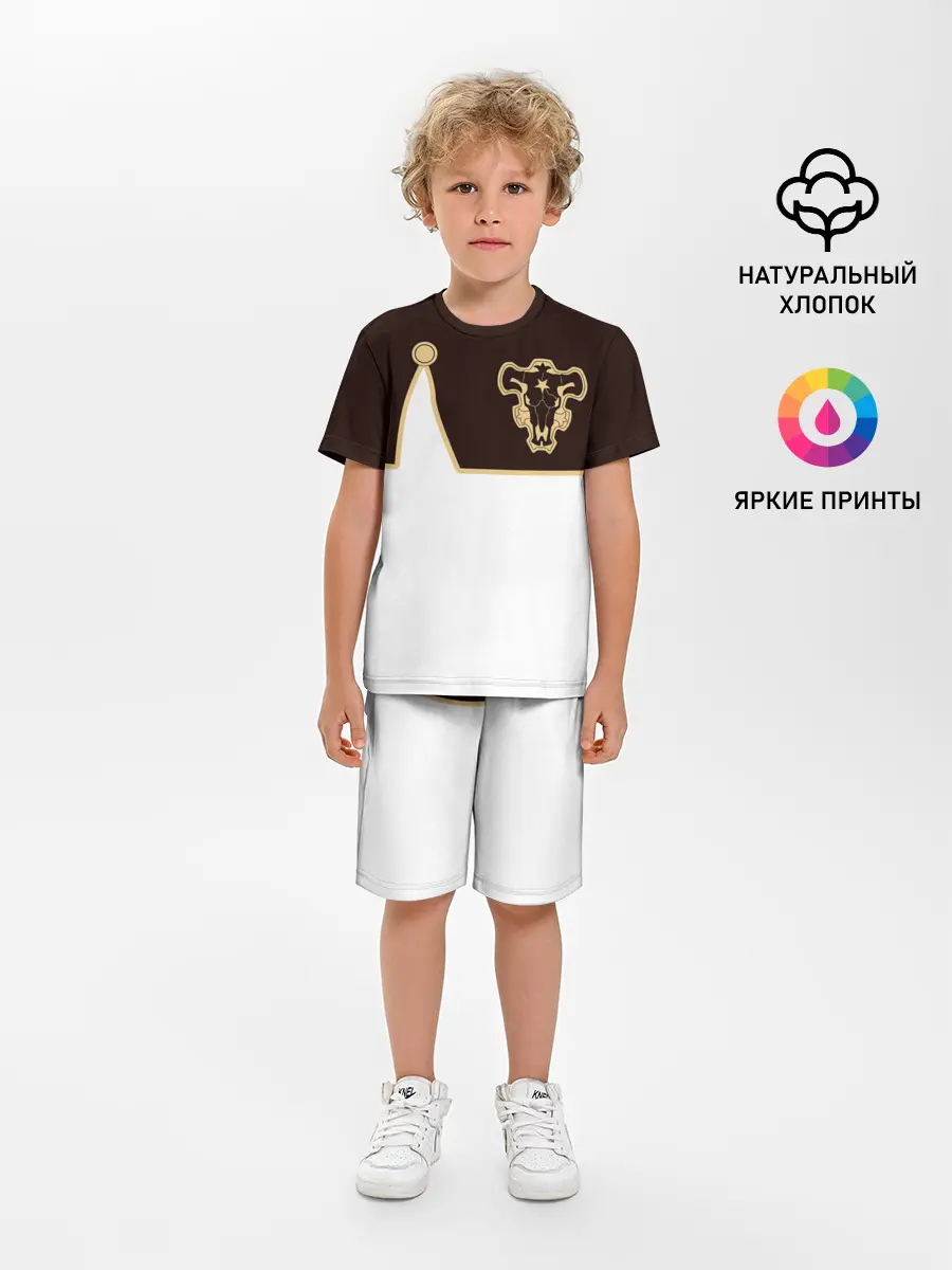 Детская пижама с шортами / Мантия Чёрный Бык