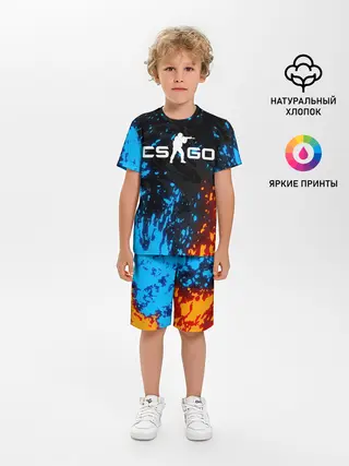 Детская пижама с шортами / CS GO