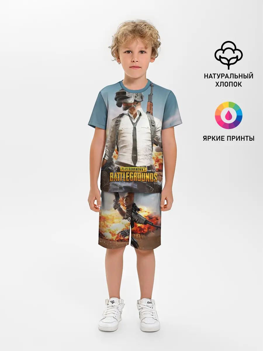 Детская пижама с шортами / PUBG