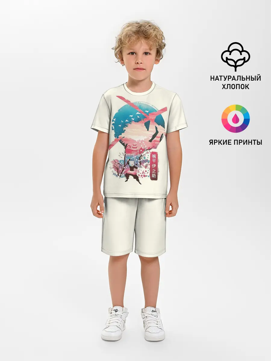 Детская пижама с шортами / Demon Slayer