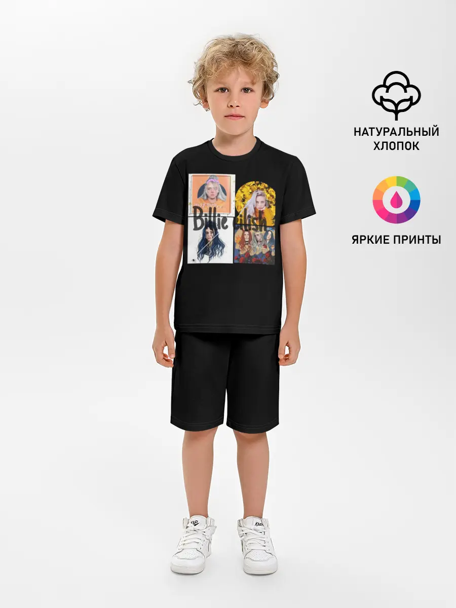Детская пижама с шортами / Billie Eilish