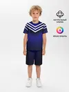 Детская пижама с шортами / Sport blue style