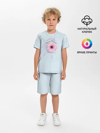 Детская пижама с шортами / Будильник