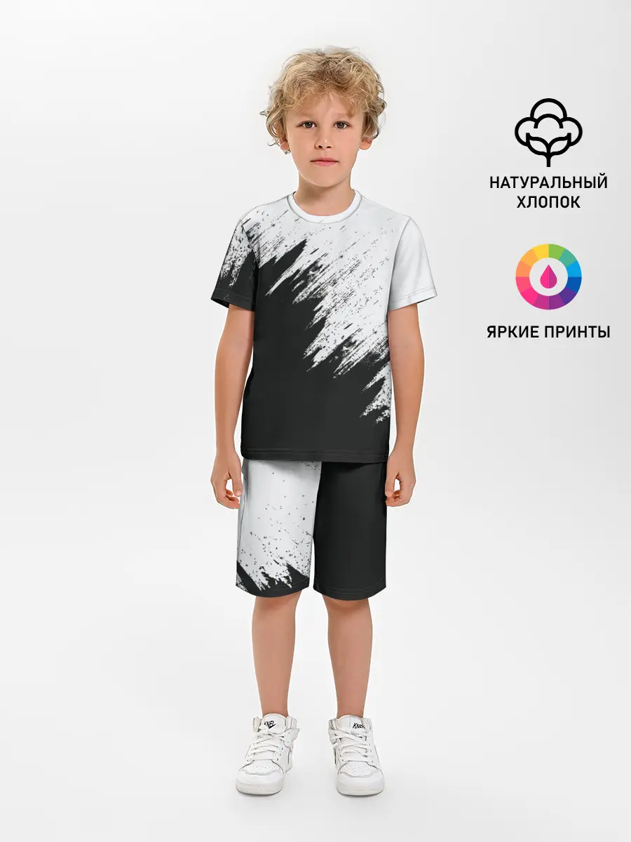Детская пижама с шортами / Краска и ничего лишнего!