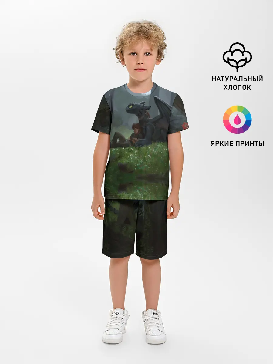 Детская пижама с шортами / Верные друзья