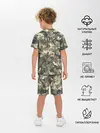 Детская пижама с шортами / Камуфляж с костями