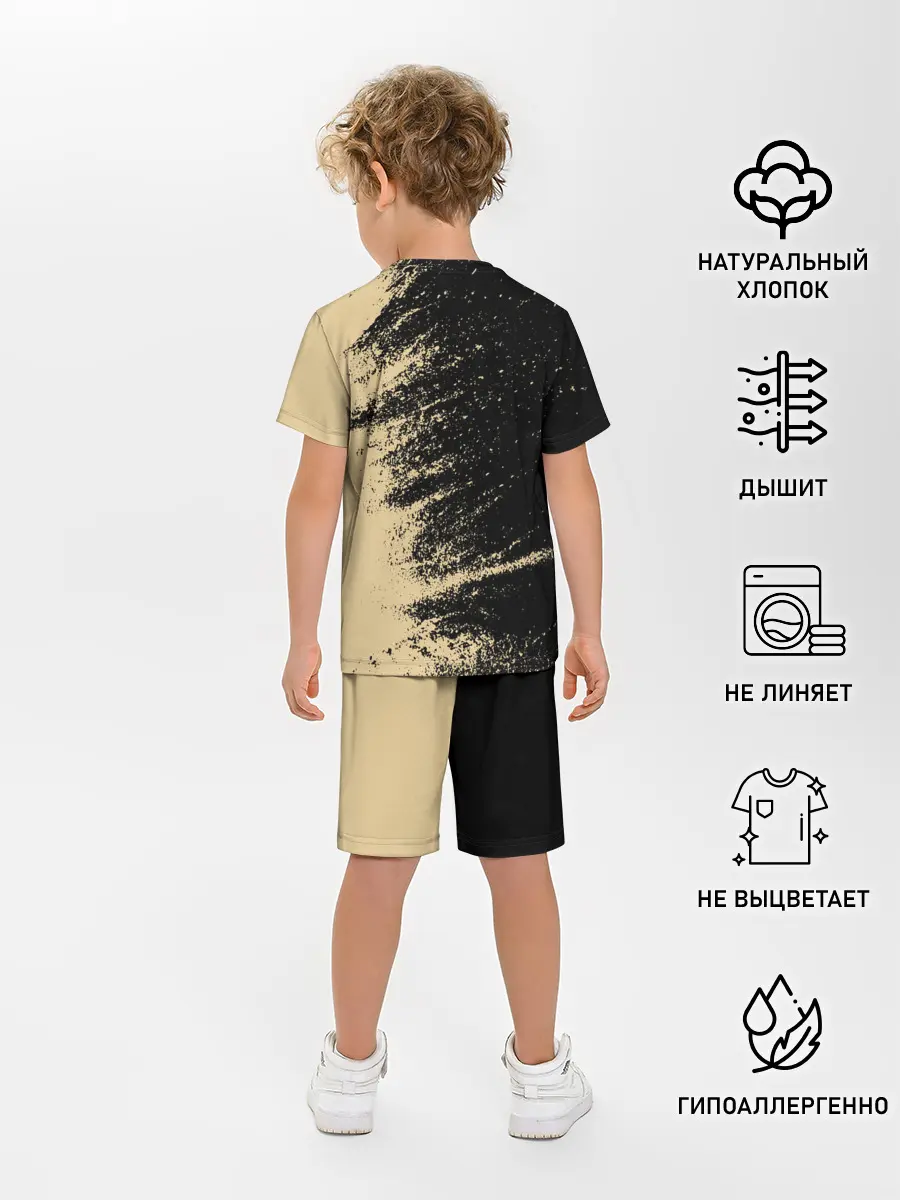 Детская пижама с шортами / Black clover bull.