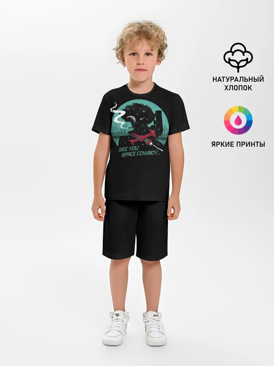 Детская пижама с шортами / Ковбой Бибоп