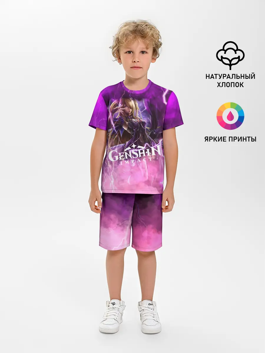 Детская пижама с шортами / Genshin Impact | Геншин Импакт