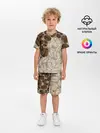 Детская пижама с шортами / Кофейные зёрна