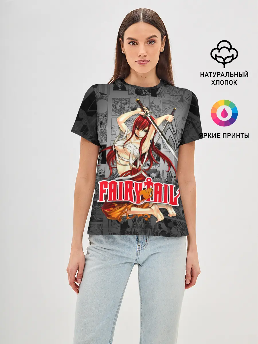 Женская базовая футболка / Fairy Tail