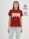 Женская базовая футболка / DOOM