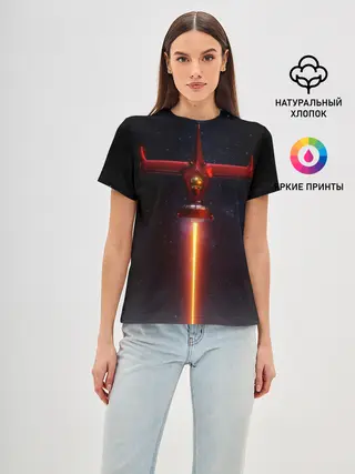 Женская базовая футболка / Ковбой Бибоп