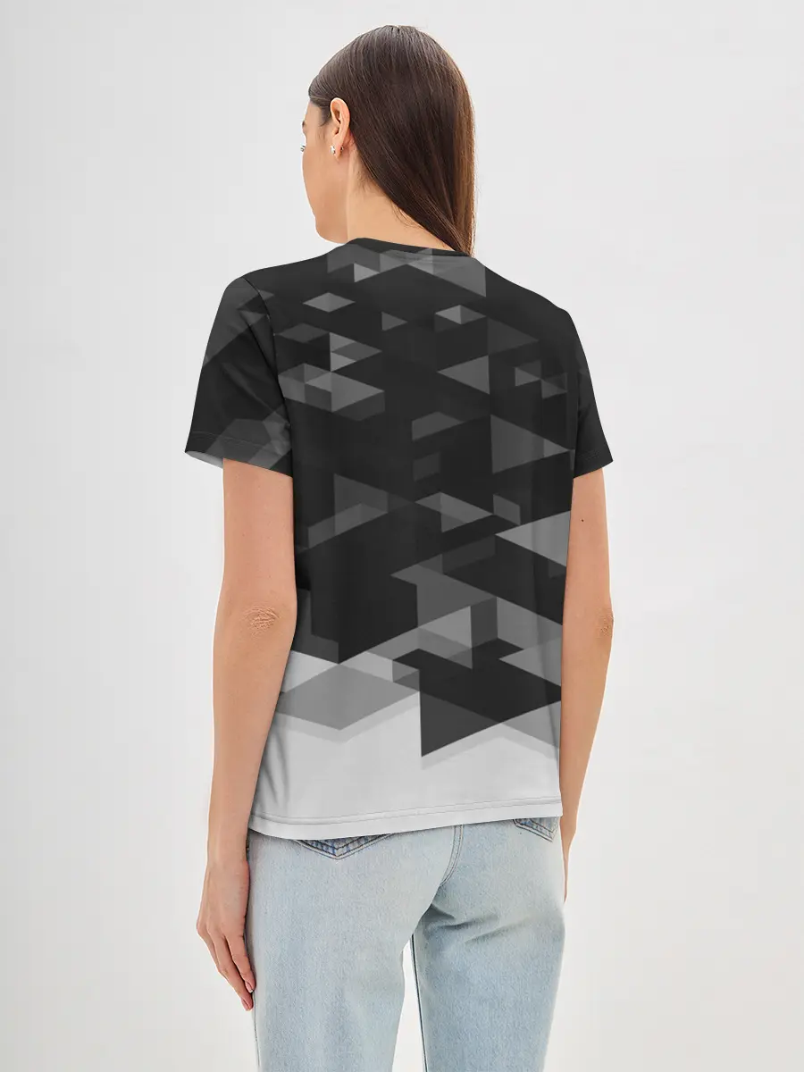 Женская базовая футболка / Opel sport geometry