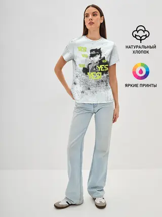 Женская базовая футболка / JoJo Bizarre Adventure