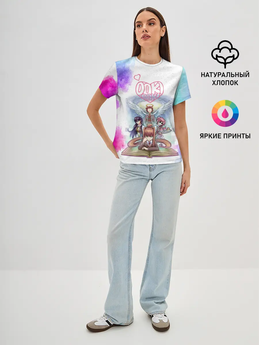 Женская базовая футболка / Doki Doki | Доки Доки