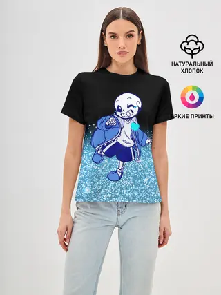 Женская базовая футболка / Undertale