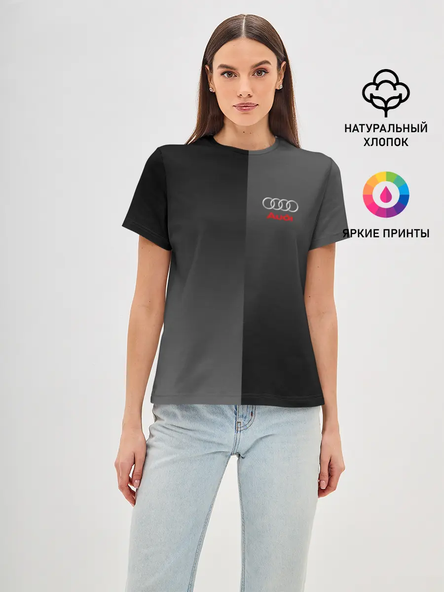 Женская базовая футболка / AUDI SPORT