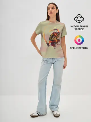 Женская базовая футболка / Ember | Dota 2