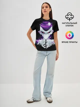 Женская базовая футболка / Японский ниндзя