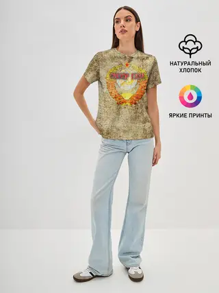 Женская базовая футболка / Сектор Газа