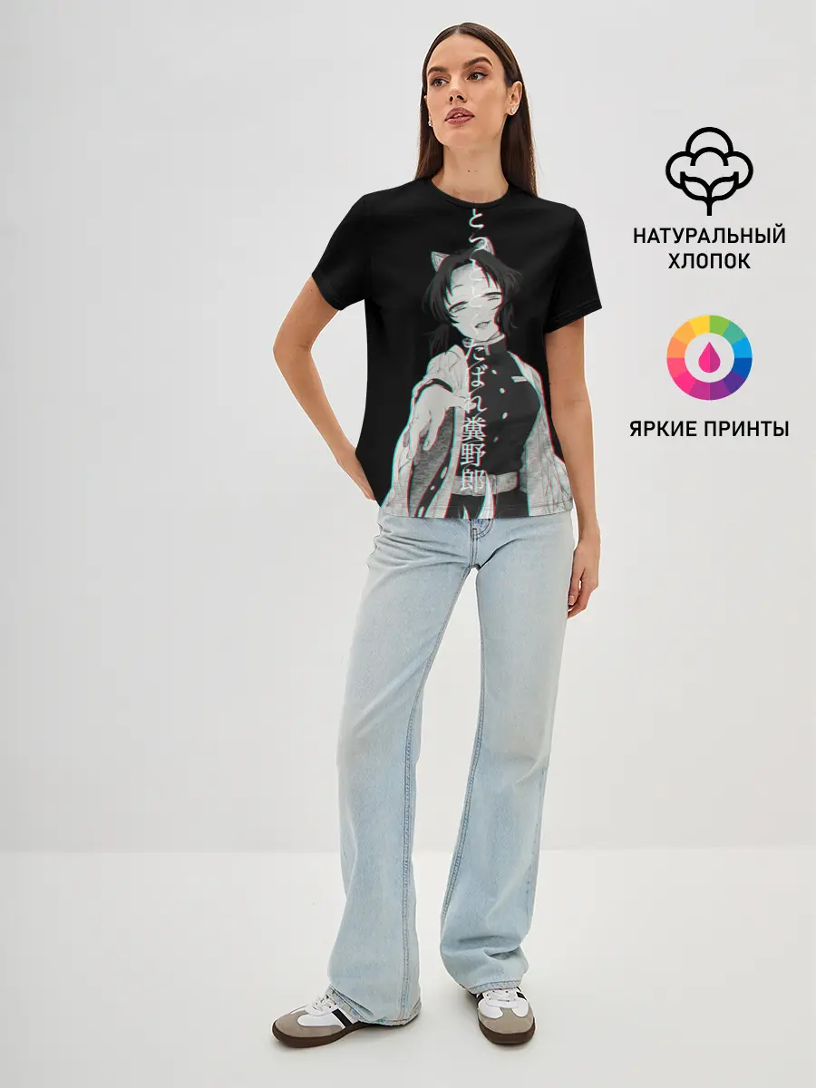 Женская базовая футболка / Shinobu Kochou