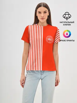 Женская базовая футболка / Сборная Дании.