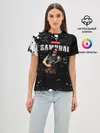 Женская базовая футболка / SAMURAI Cyberpunk 2077