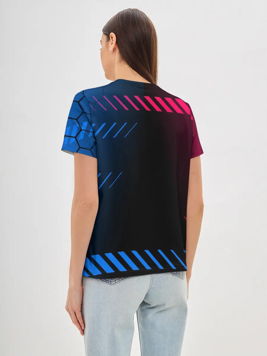 Женская базовая футболка / ЛИОНЕЛЬ МЕССИ / BARCELONA