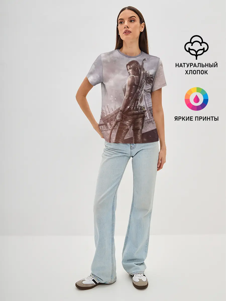 Женская базовая футболка / Tomb Raider