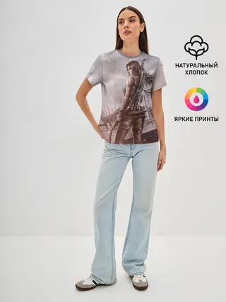 Женская базовая футболка / Tomb Raider