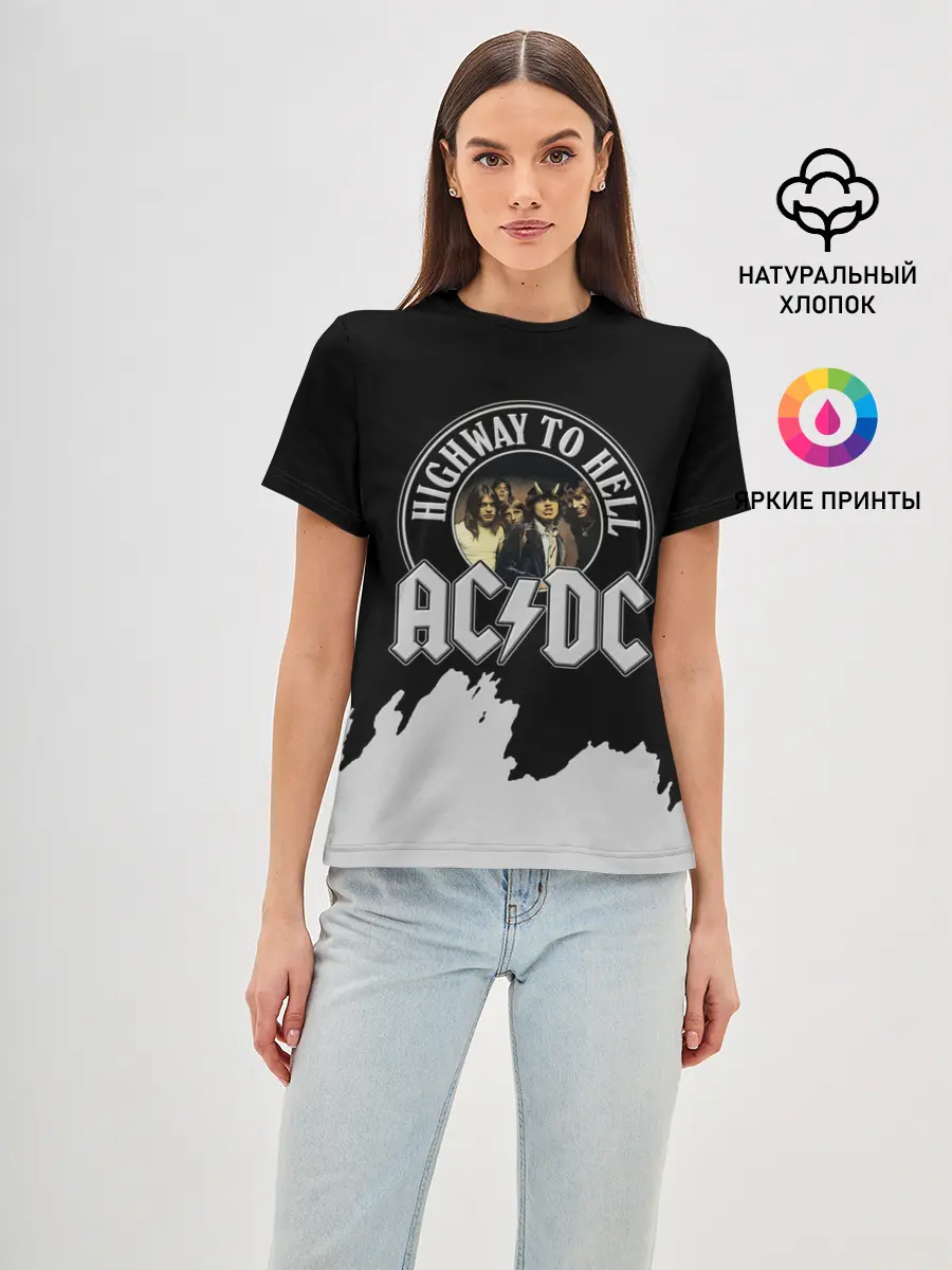 Женская базовая футболка / AC/DC