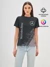 Женская базовая футболка / MERCEDES / МЕРСЕДЕС