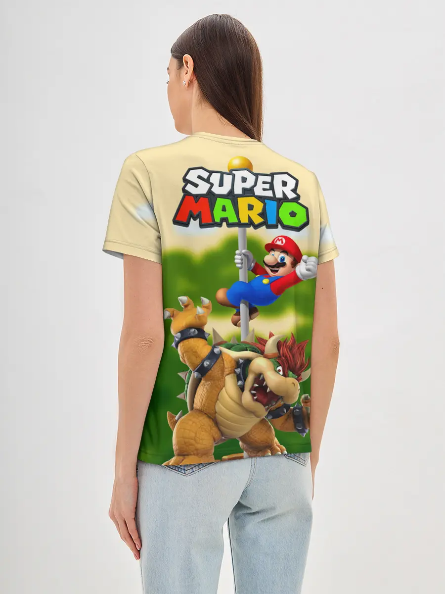 Женская базовая футболка / Mario Coins