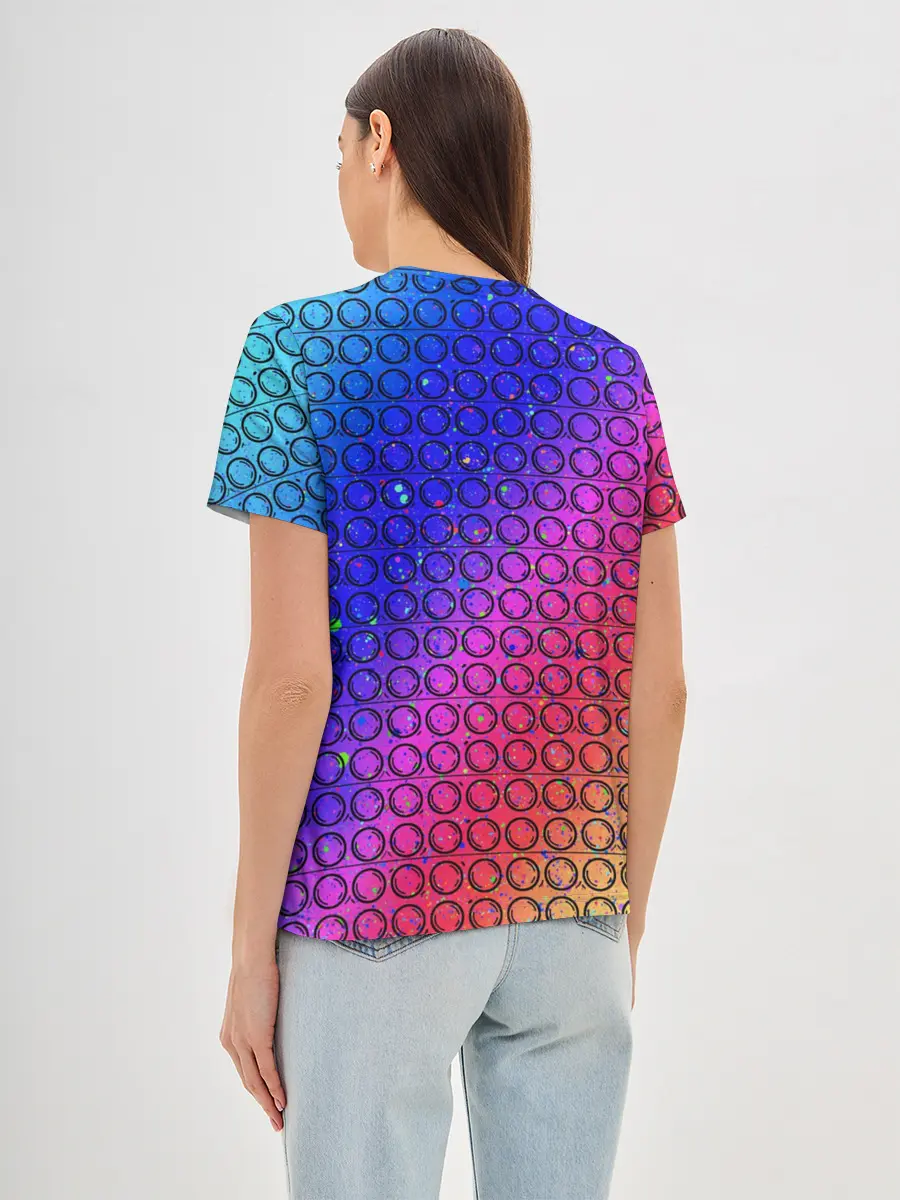 Женская базовая футболка / Pop It!/ Simple Dimple