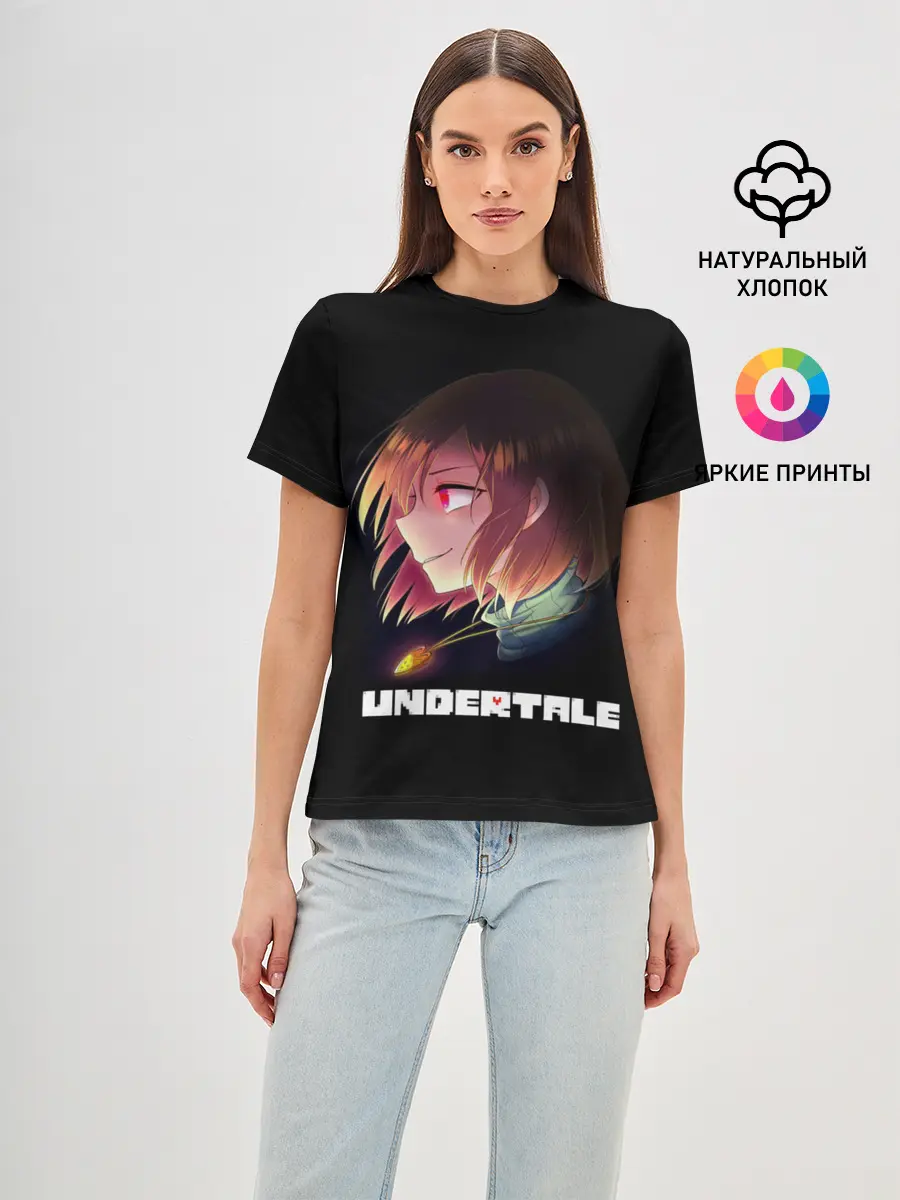 Женская базовая футболка / UNDERTALE
