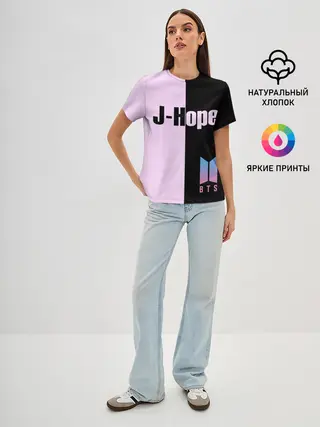 Женская базовая футболка / BTS J-hope