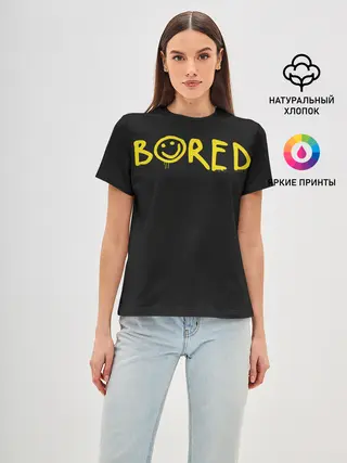 Женская базовая футболка / Sherlock Bored