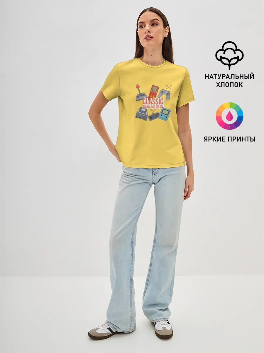 Женская базовая футболка / Classic games